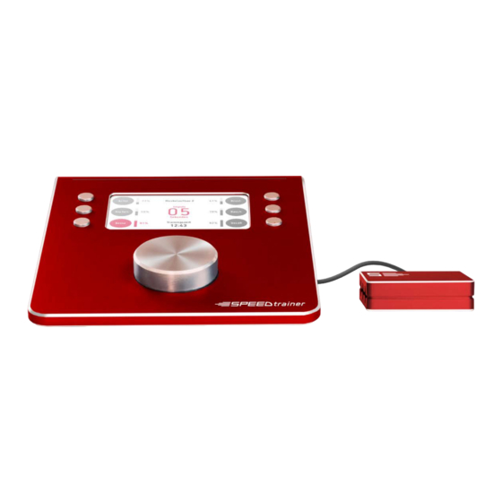 Speed-fit SPEEDtrainer Bedienungsanleitung