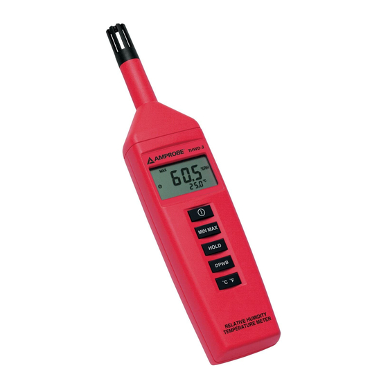Amprobe THWD-3 Bedienungsanleitung