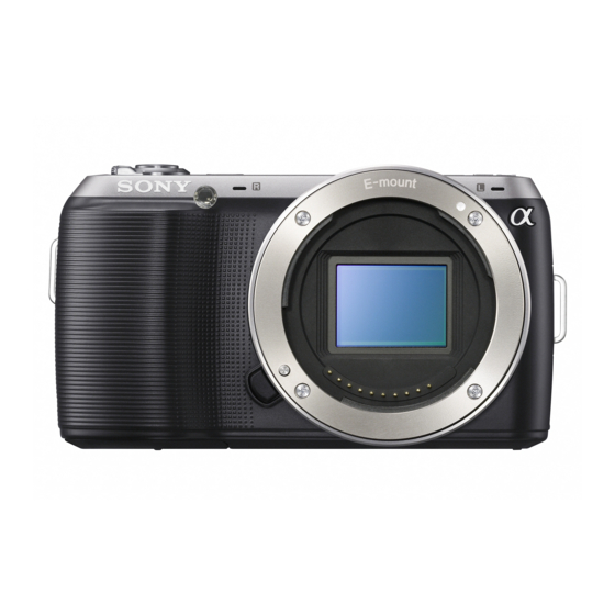 Sony NEX-C3 Gebrauchsanleitung