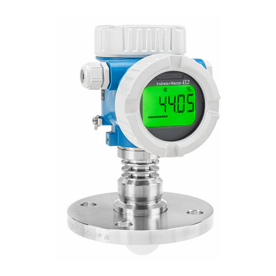 Endress+Hauser Micropilot FMR62B Betriebsanleitung