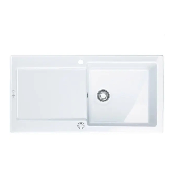 Franke Maris MRK 611-100 Installations- Und Gebrauchsanweisung