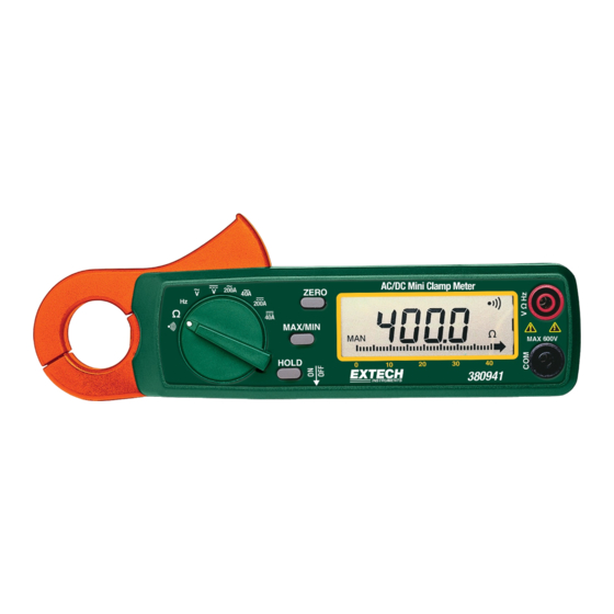 Extech Instruments 380941 Bedienungsanleitung