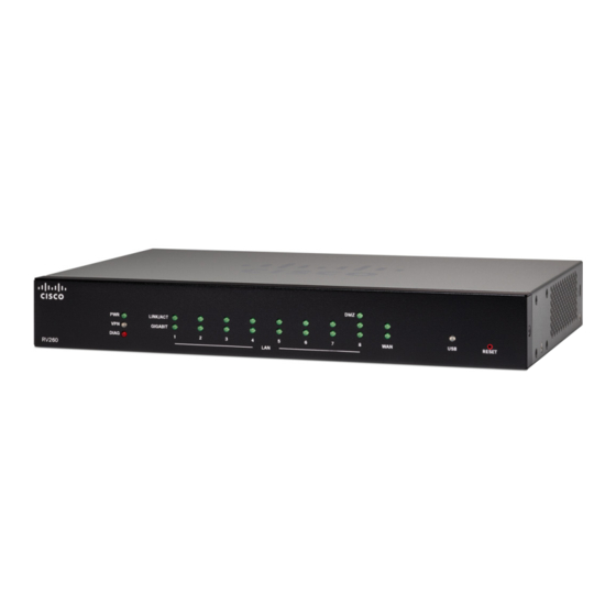 Cisco RV260 Handbücher