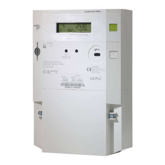 Landis+Gyr E450 Bedienungsanleitung