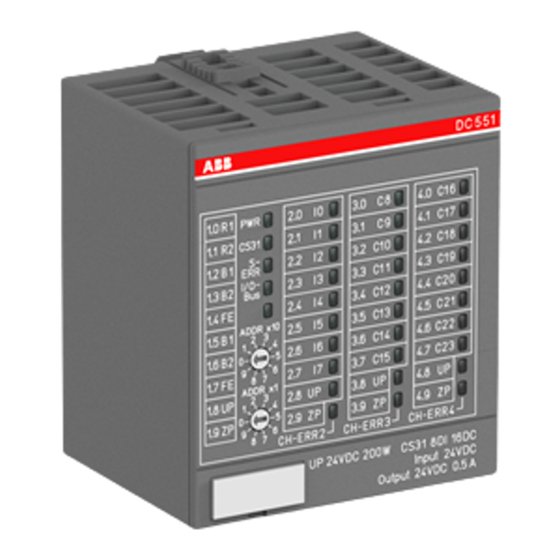 ABB DC551-CS31 Montageanweisung