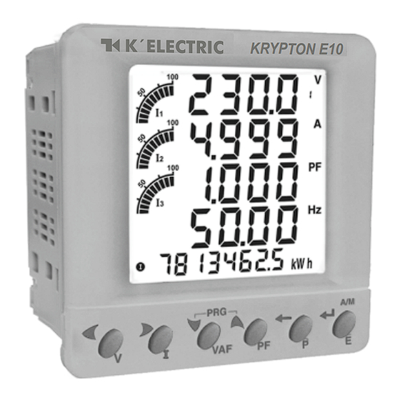 K-Electric KRYPTON E10 Bedienungsanleitung