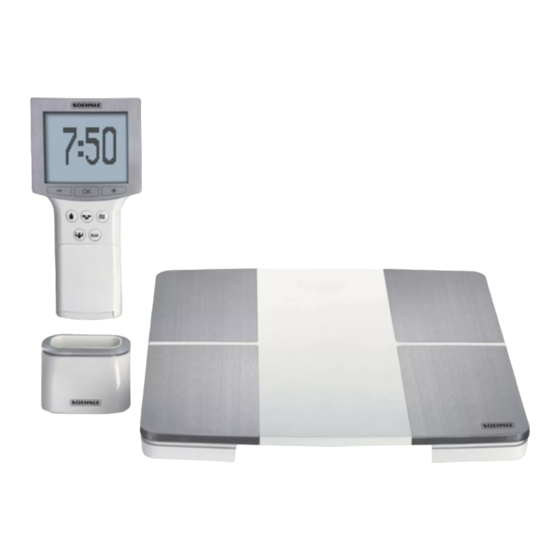 Soehnle Body Balance Comfort FS5 Bedienungsanleitung