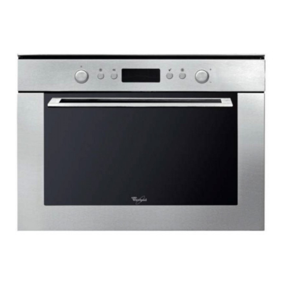 Whirlpool AMW 798 Kurzanleitung Und Aufstellung