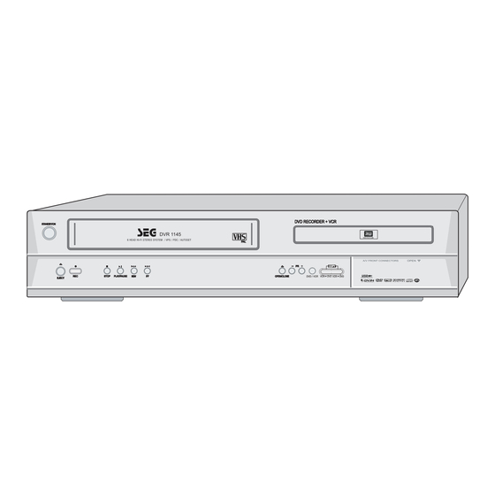 Seg DVR 1145 Bedienungsanleitung