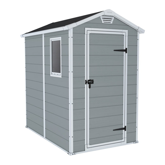 Keter MANOR 4x6S Montageanleitung