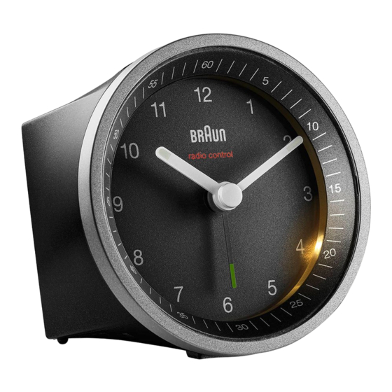 Braun BC07-DCF Kurzanleitung