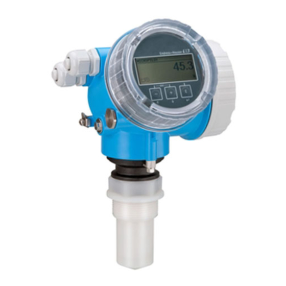 Endress+Hauser Micropilot FMR50 Handbuch