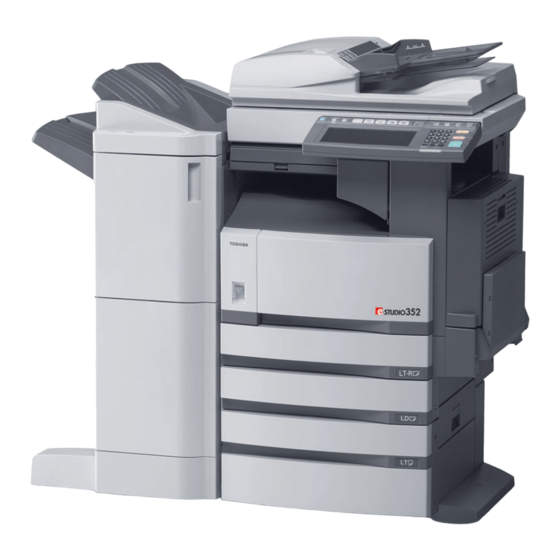 Toshiba e-STUDIO352 Kurzanleitung