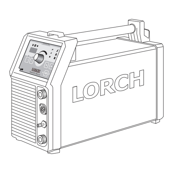 LORCH HandyTIG 200 AC/DC ControlPro Bedienungshandbuch