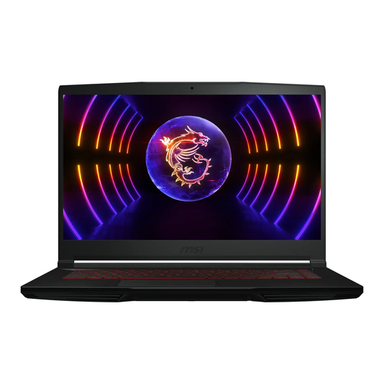 MSI Thin GF63 Benutzerhandbuch