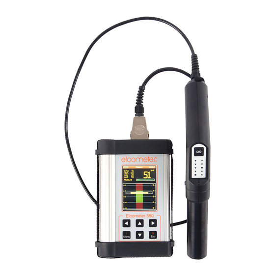 Elcometer 550 Bedienungsanleitung