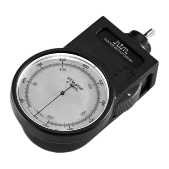 HTM -100M Betriebsanleitung