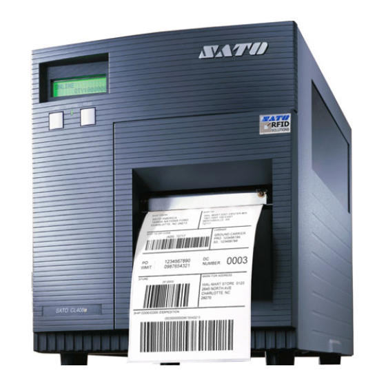 SATO CL408e Benutzerhandbuch