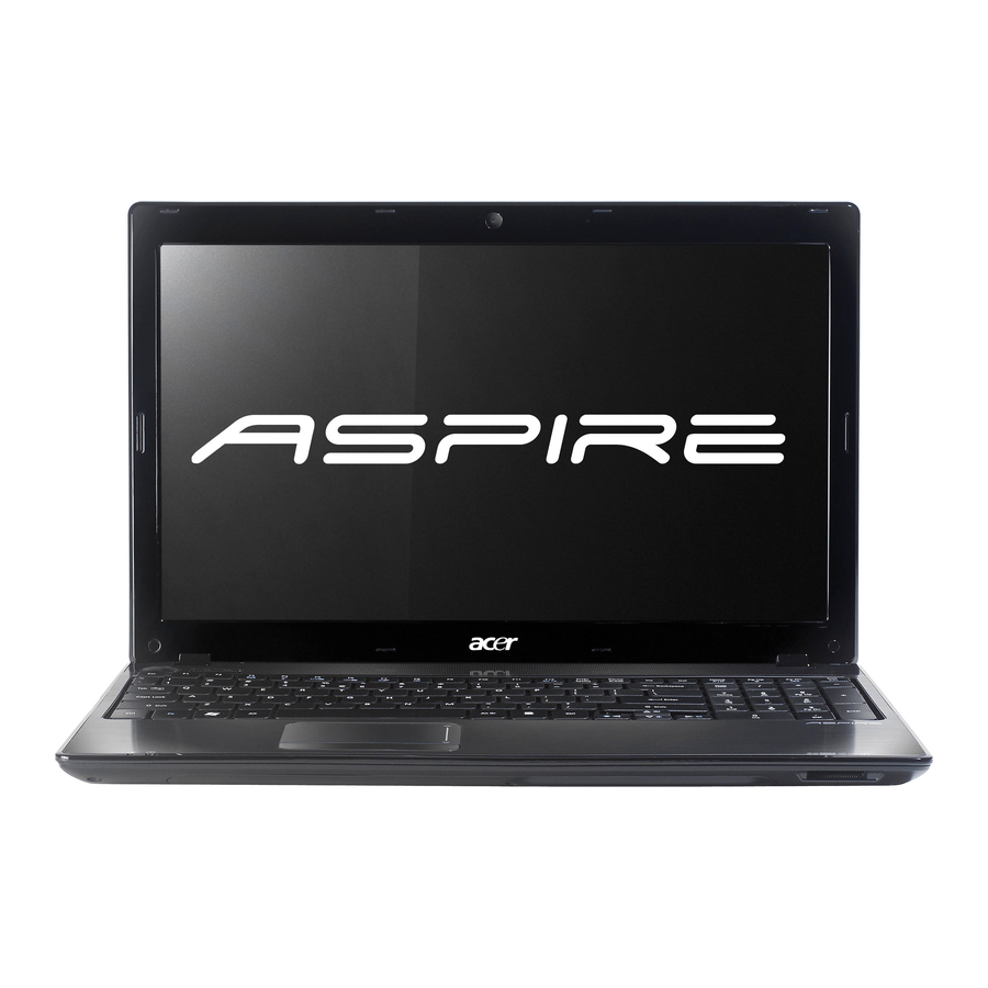 Acer Aspire 5741 Serie Kurzanleitung