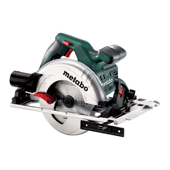 Metabo KS 55 Handbücher