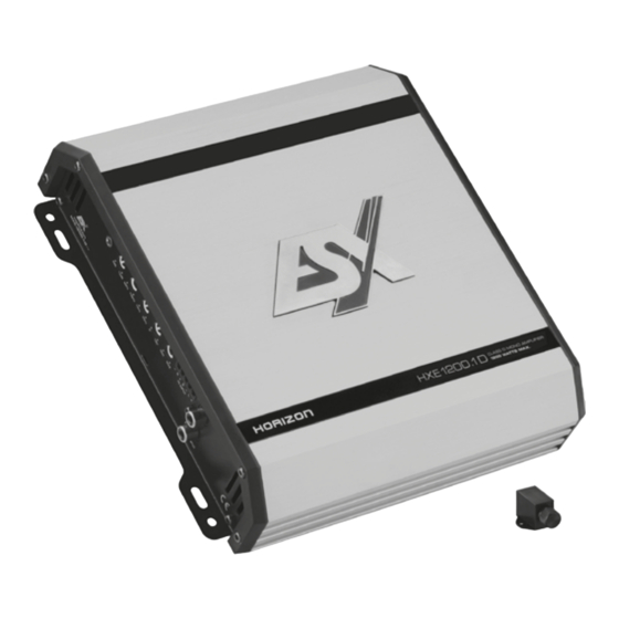 ESX HORIZON HXE1200.1DV2 Bedienungsanleitung
