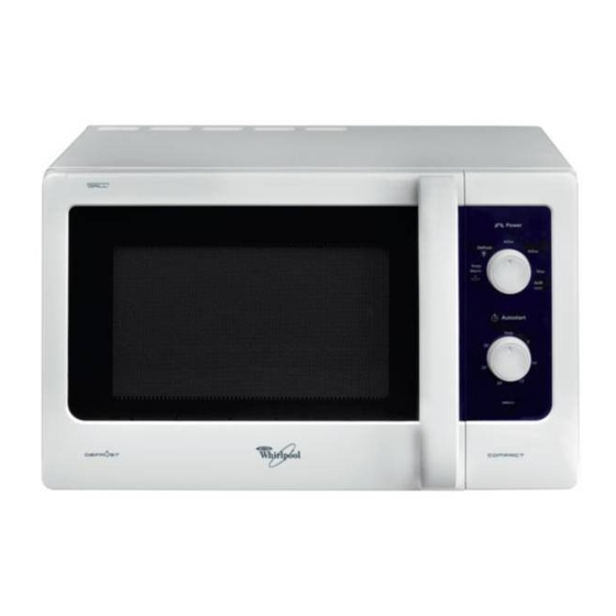 Whirlpool mwd 202 Gebrauchsanweisung