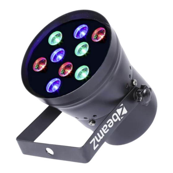 Beamz LED Par36 DMX 9x1W RGB Gebrauchsanleitung