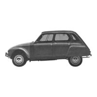 CITROËN Dyane 4 Auto-Reparaturanleitung