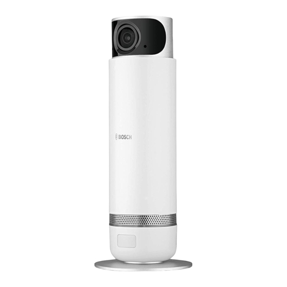 Bosch Smart Home 360 Innenkamera Bedienungsanleitung