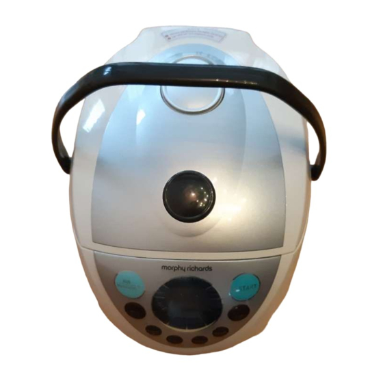Morphy Richards intellichef 48810 Bedienungsanleitung