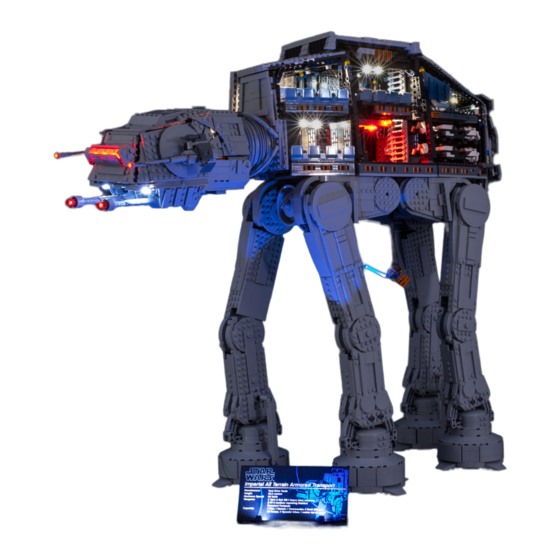 LIGHT MY BRICKS LEGO UCS AT-AT 75313 Einbauanleitung