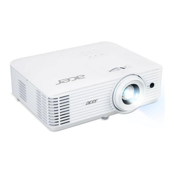 Acer X1527i Schnellstartanleitung