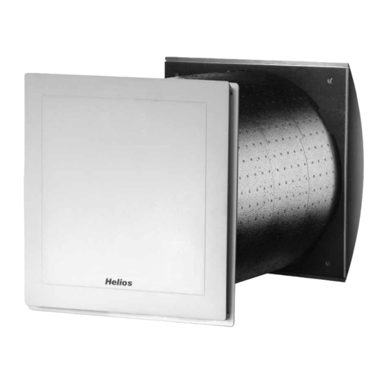 Helios KWL EC 60 Pro Montage- Und Betriebsvorschrift