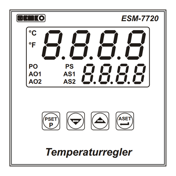 EMKO ESM-XX20 Series Bedienungsanleitung