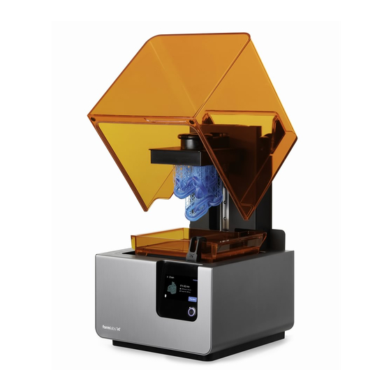 Formlabs Form 2 Kurzanleitung