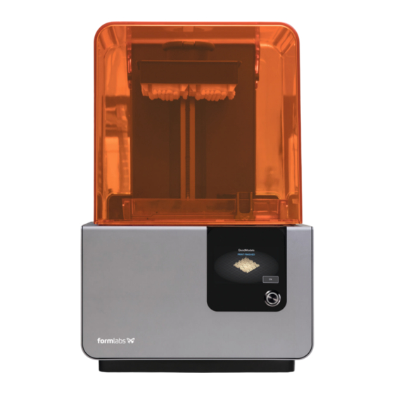 Formlabs Form 2 Bedienungsanleitung