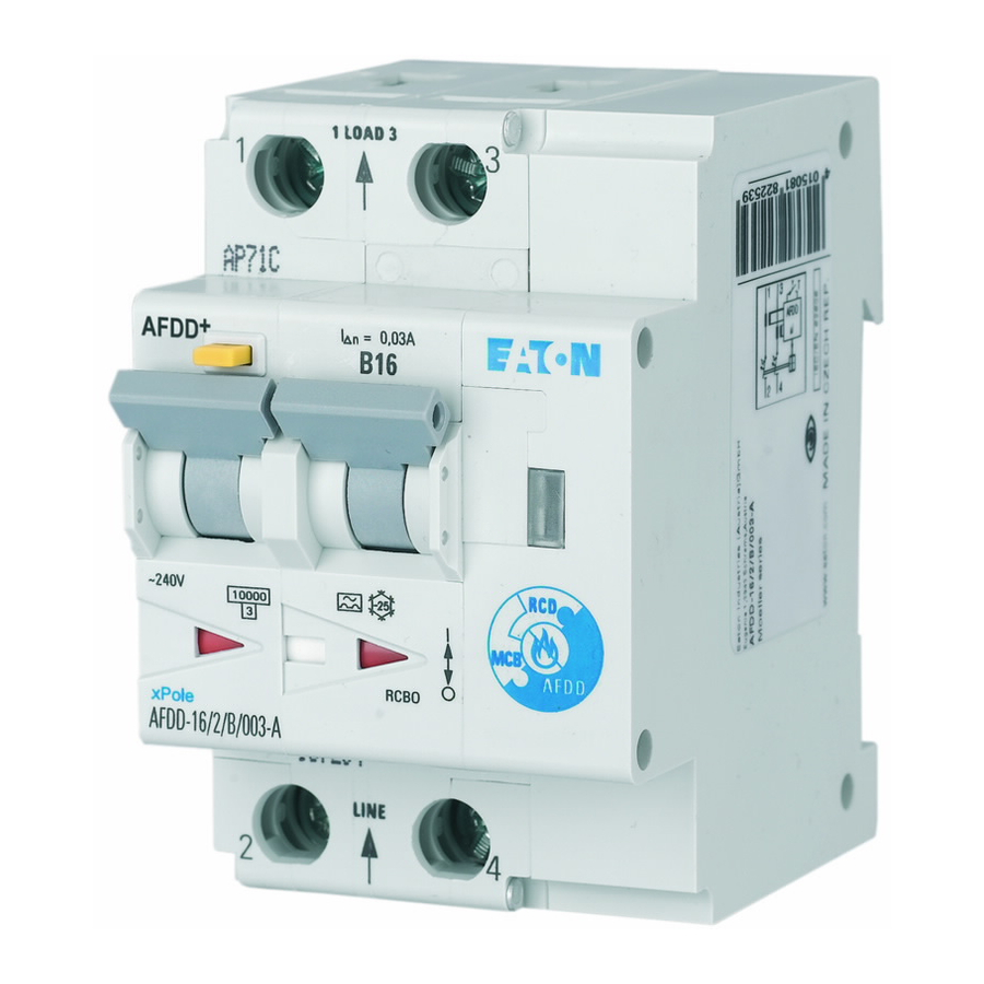 Eaton AFDD+ Montageanweisung