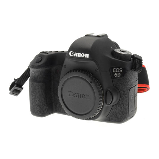 Canon EOS 6D Kurze Bedienungsanleitung