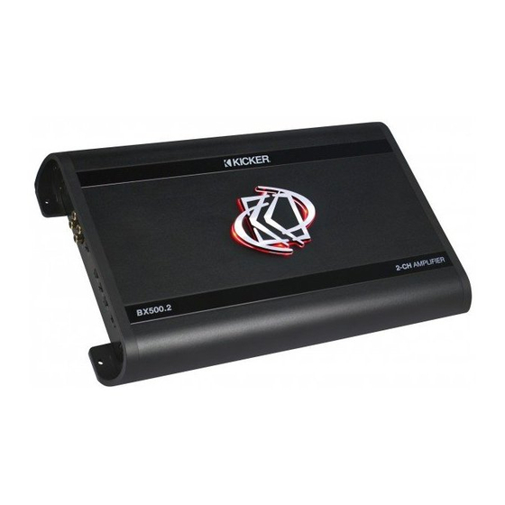 Kicker BX500.4 Handbuch