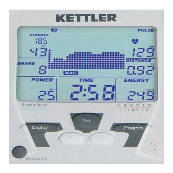 Kettler SDIR Trainings- Und Bedienungsanleitung