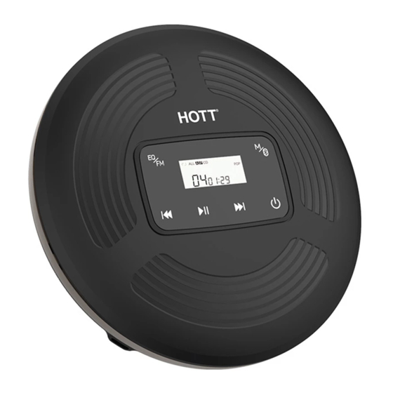 Hott CD903TF Bedienungsanleitung