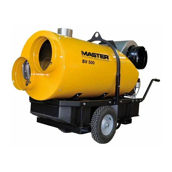 Master BV 500-13 Bedienungs- Und Wartungsanleitung