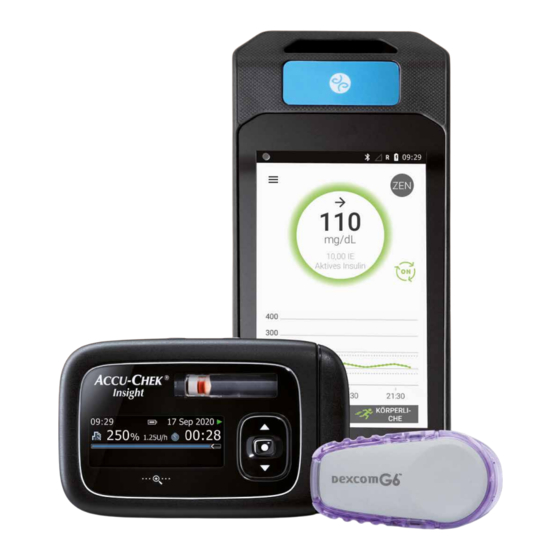 Accu-Chek Insight Dexcom G6 Bedienungsanleitung