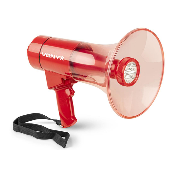 VONYX MEG050 Gebrauchsanleitung