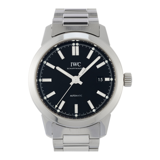 iwc INGENIEUR AUTOMATIC Bedienungsanleitung