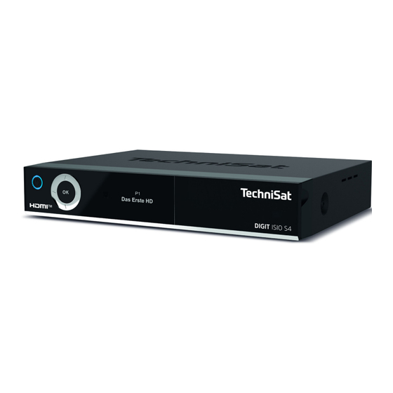 TechniSat DIGIT ISIO S4 Bedienungsanleitung