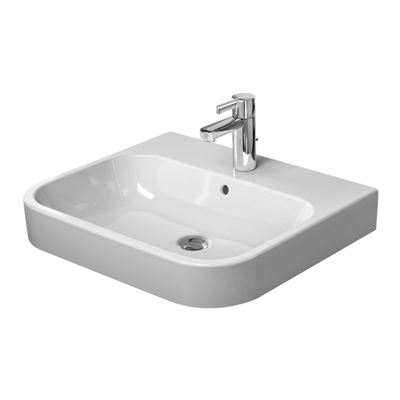 Duravit Happy D.2 23186000 Serie Montageanleitung