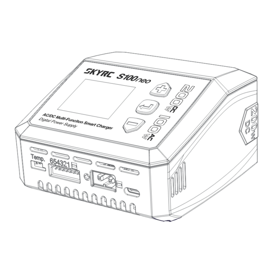 Skyrc S100 neo Bedienungsanleitung