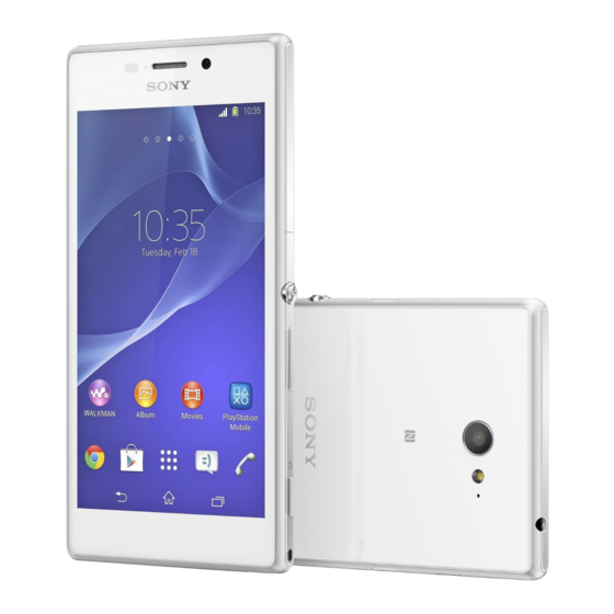Sony Xperia M2 Bedienungsanleitung