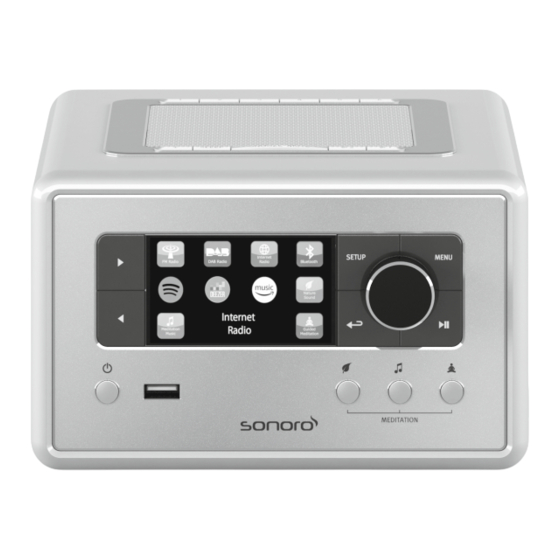 Sonoro RELAX SO-810 Bedienungsanleitung